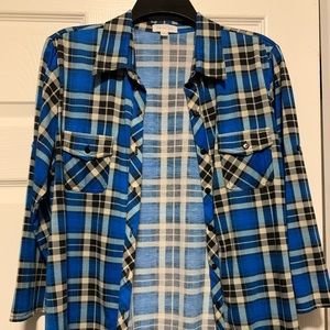Plaid button up